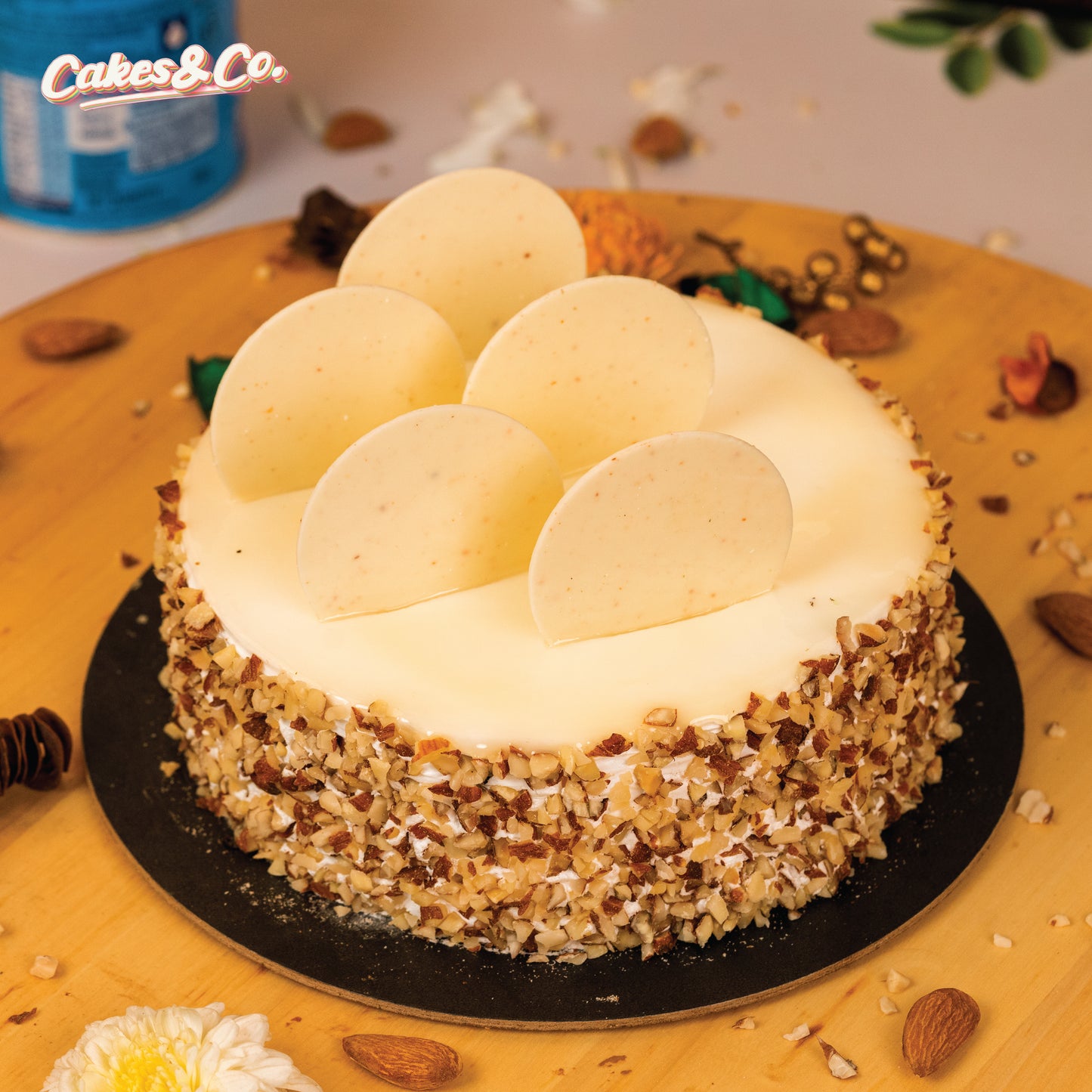 Milk Badam Cake