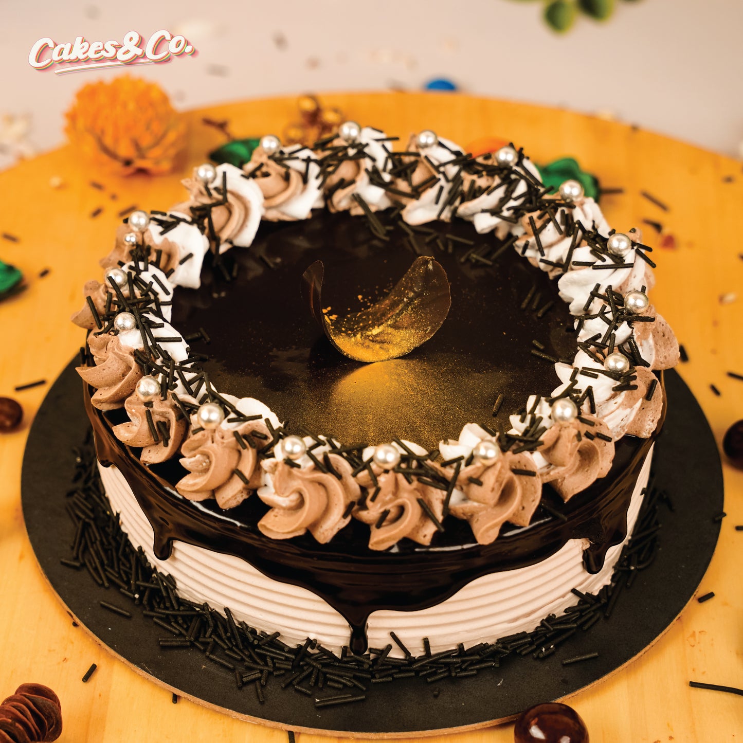 Chocolate Vanilla Cake